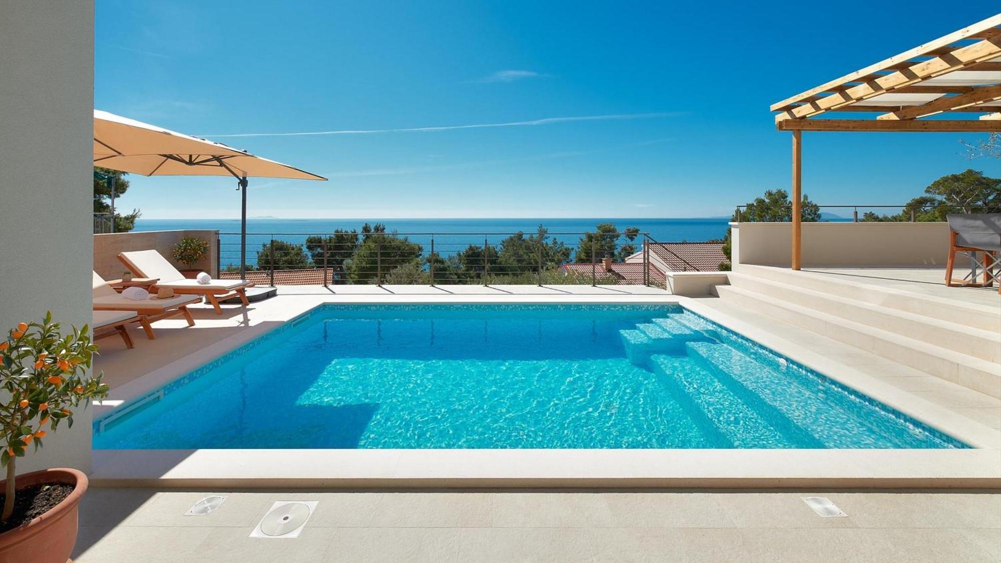 Dazzling Hvar Villa Villa Licita 4 Bedrooms Spacious Sunterrace Fitted With Sunbeds And Parasols Private Outdoor Swimming Pool Shaded, สเวตา เนเดลยา ภายนอก รูปภาพ