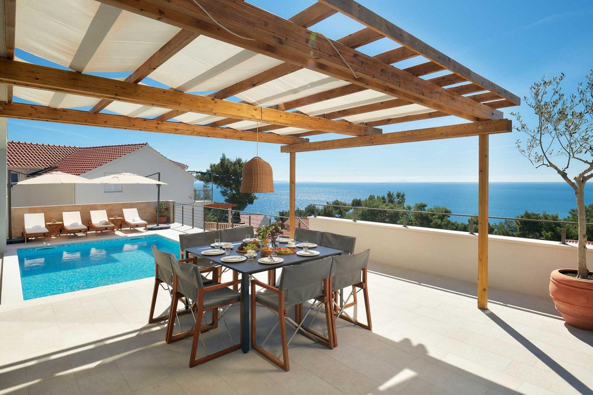 Dazzling Hvar Villa Villa Licita 4 Bedrooms Spacious Sunterrace Fitted With Sunbeds And Parasols Private Outdoor Swimming Pool Shaded, สเวตา เนเดลยา ภายนอก รูปภาพ